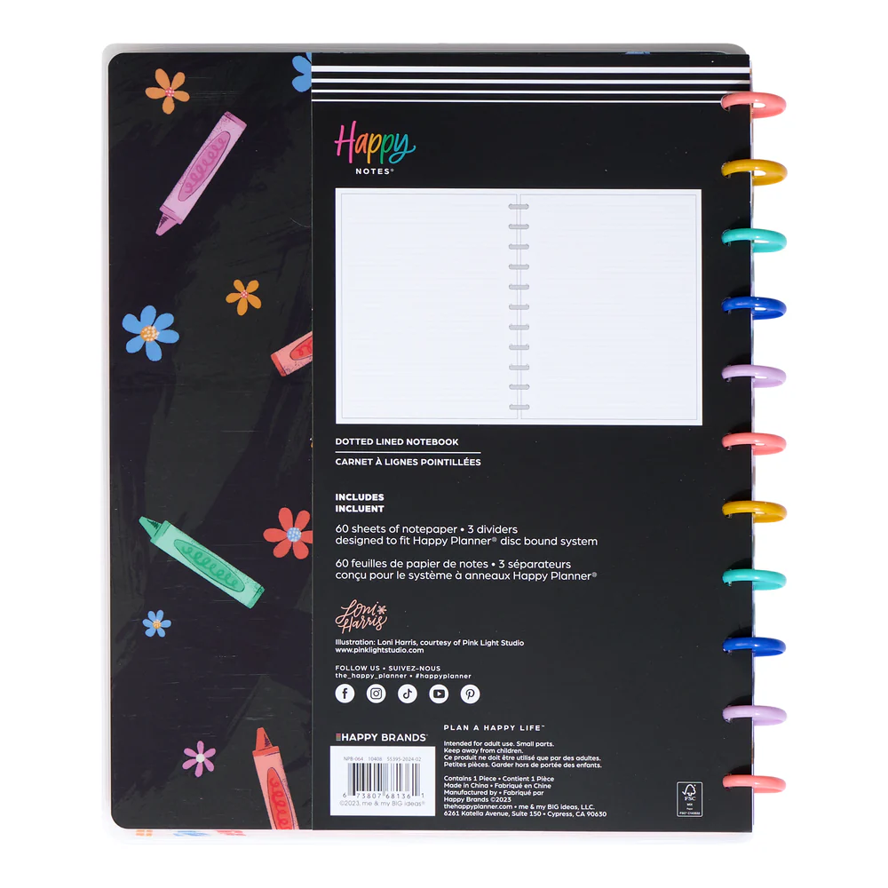 Classroom Brights Teacher - Dotted Lined Big Notebook - 60 Sheets - Image 10