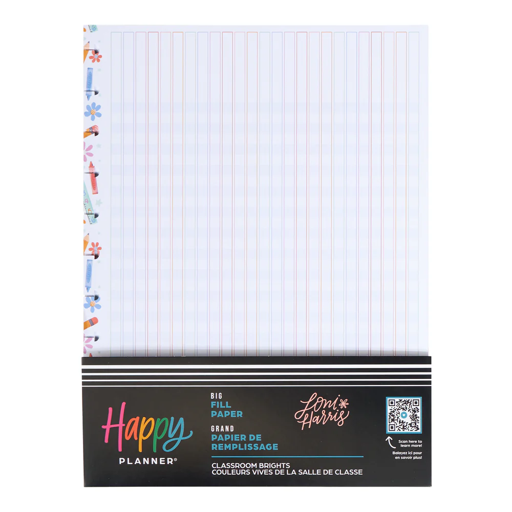 Classroom Brights Teacher - Teacher Checklist Big Filler Paper - 40 Sheets - Image 4