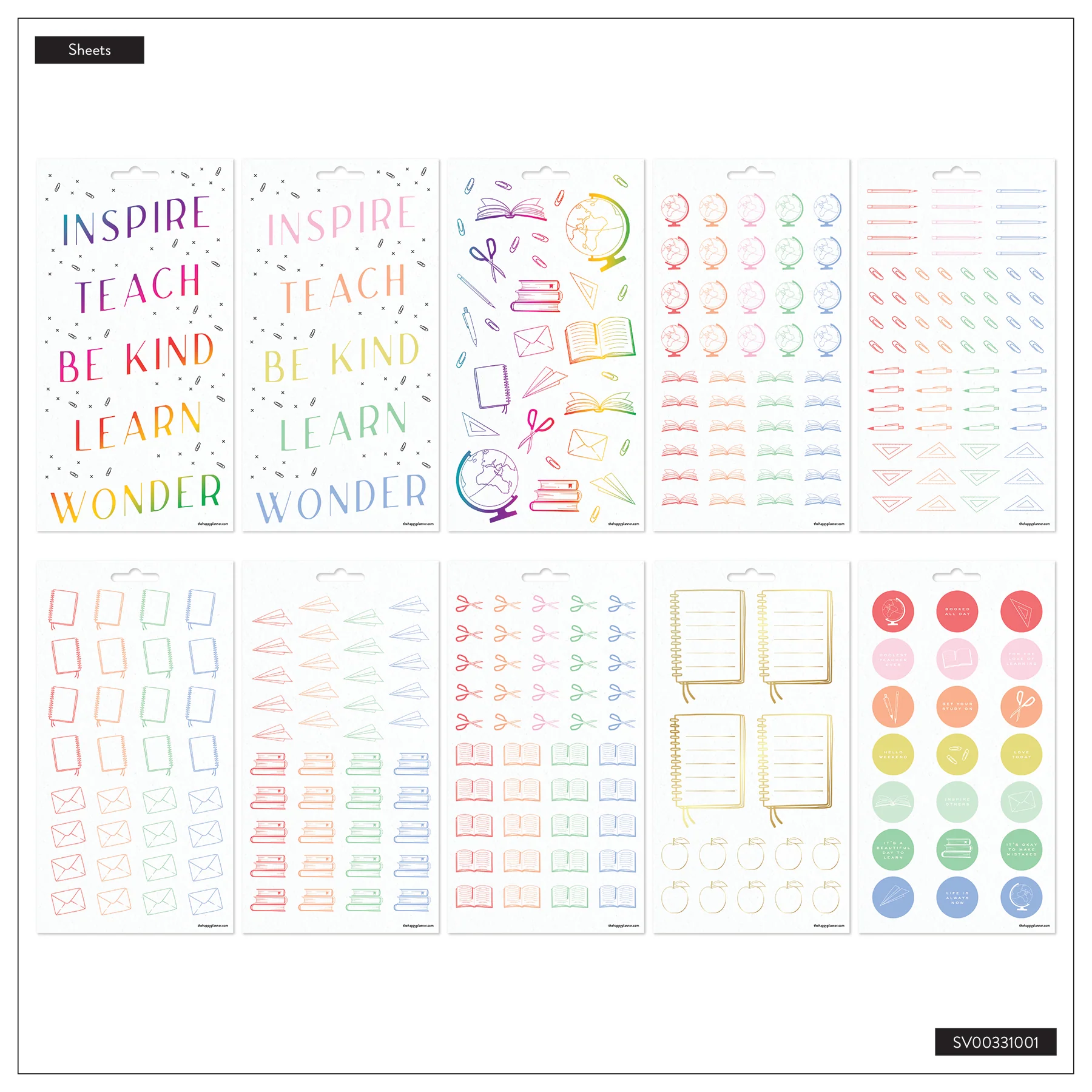 Classroom Plans - 10 Sticker Sheets - Image 6