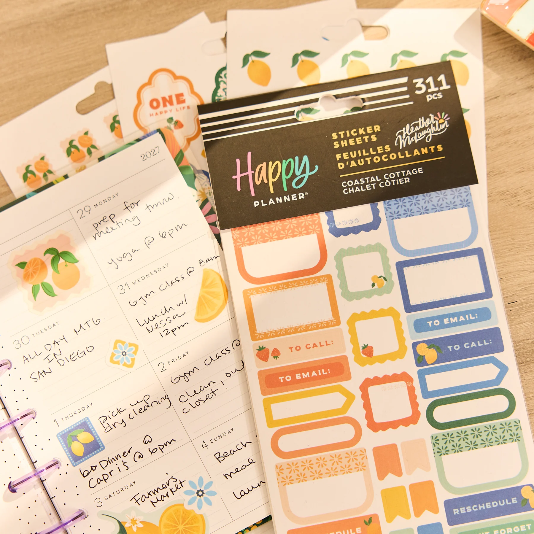 Coastal Cottage - 10 Sticker Sheets - Image 2
