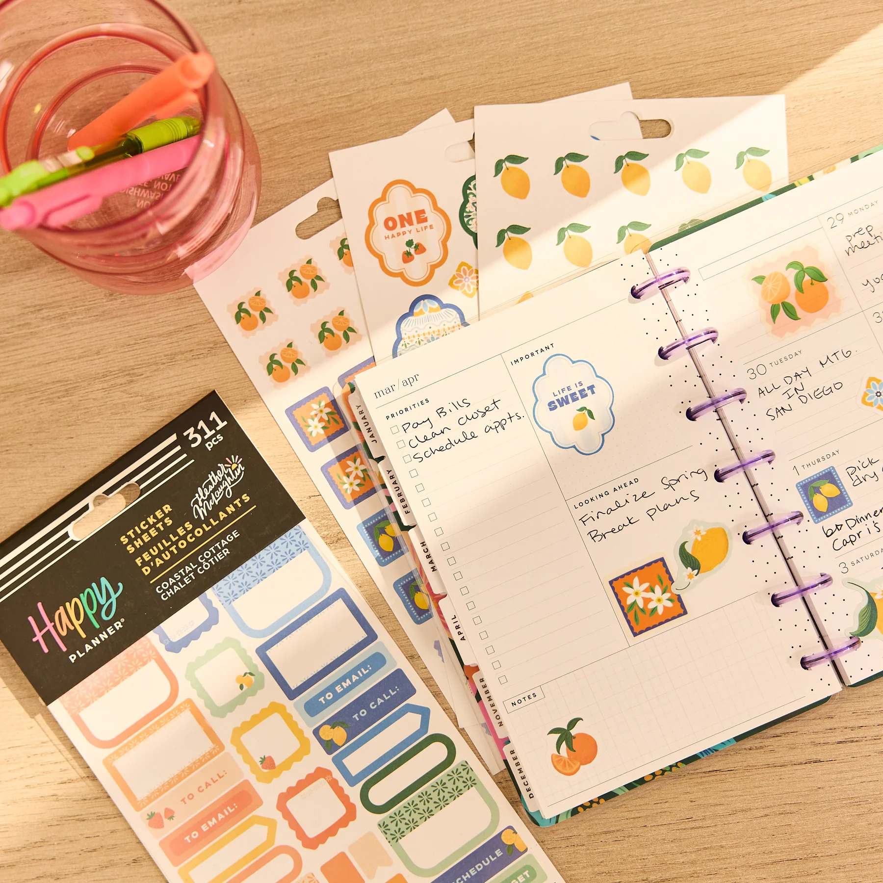 Coastal Cottage - 10 Sticker Sheets - Image 6