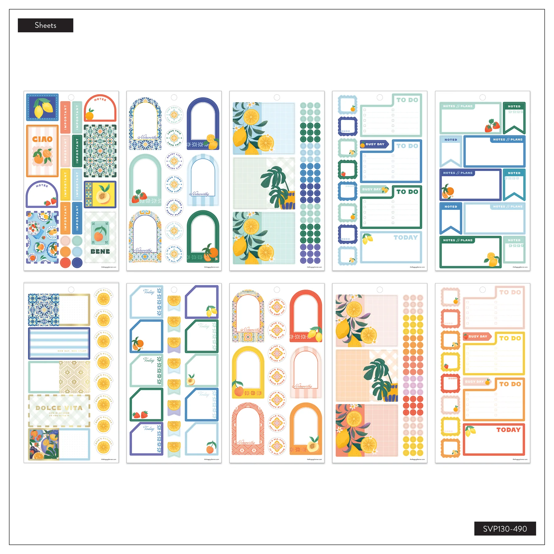 Coastal Cottage - Value Pack Stickers - Image 8