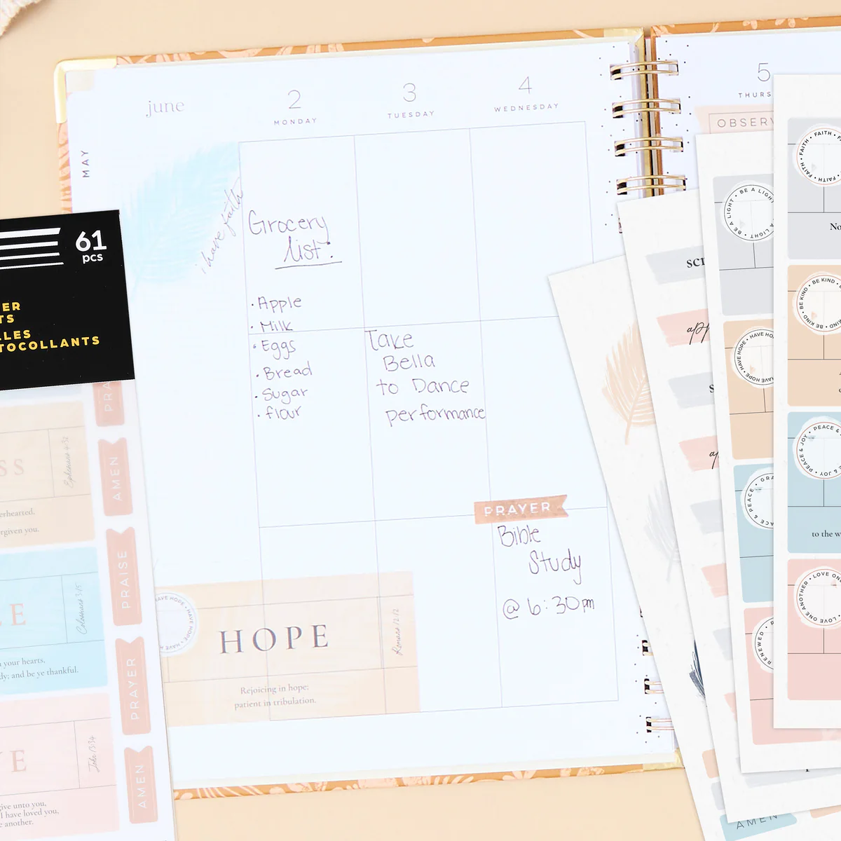 Coastal Faith - 5 Sticker Sheets - Image 2
