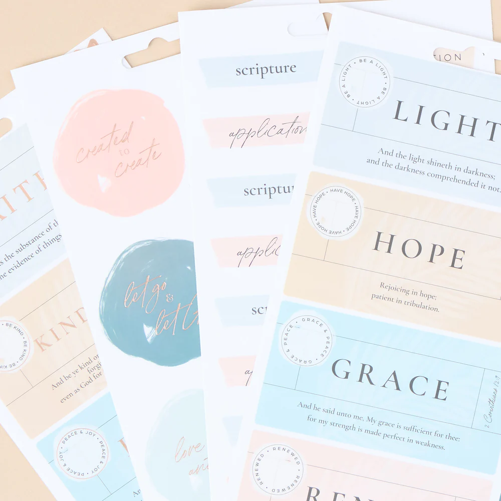 Coastal Faith - 5 Sticker Sheets - Image 3