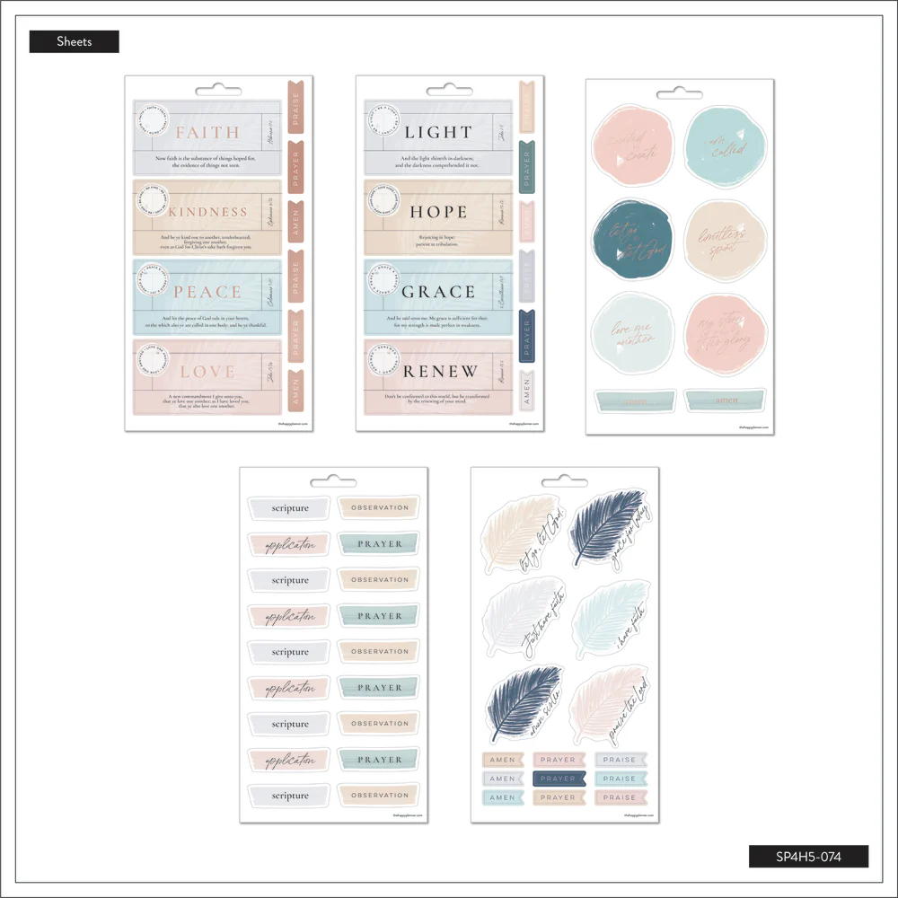 Coastal Faith - 5 Sticker Sheets - Image 5