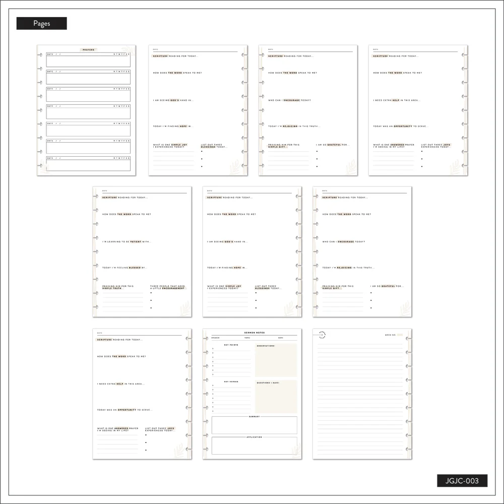 Coastal Faith - Classic Guided Faith Journal - 80 Sheets - Image 7