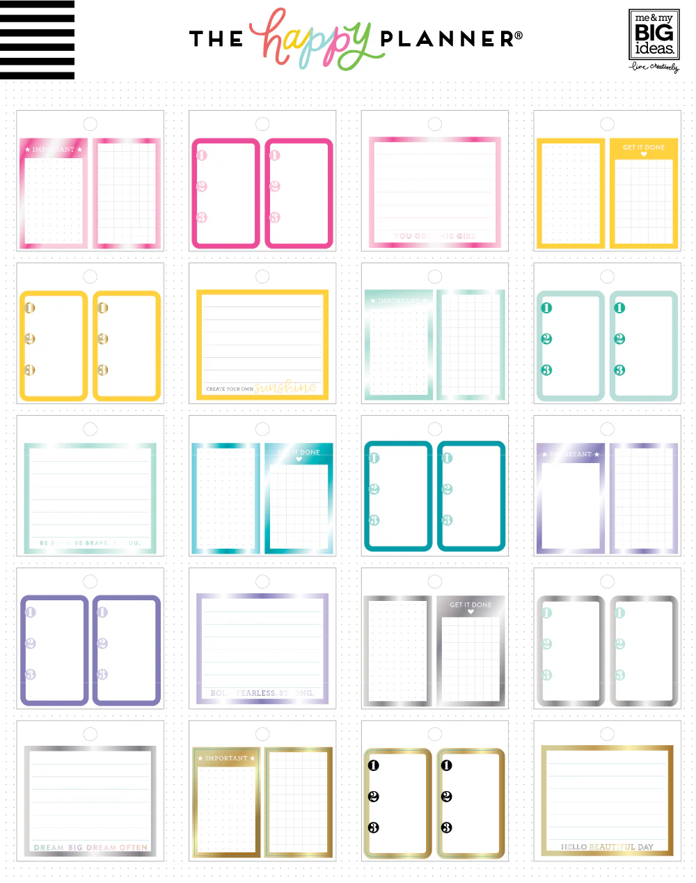 Tiny Sticker Pad - Colorful Boxes - Image 3