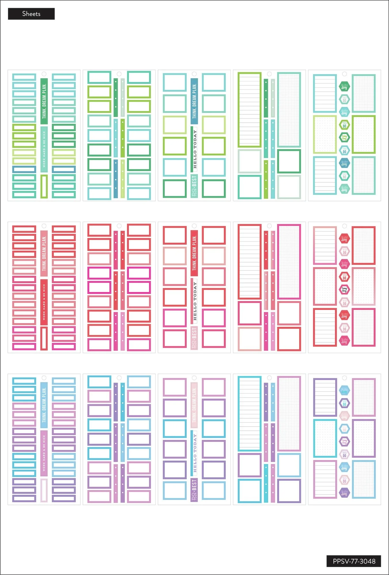 Value Pack Stickers - Colorful Boxes - Image 3