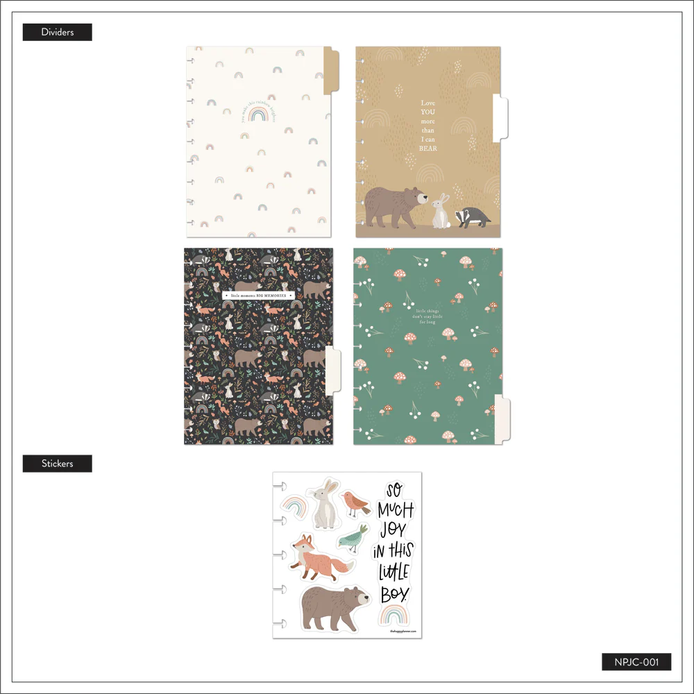 Colorful Creatures Baby - Classic Happy Memory Keeping Photo Journal - 80 Sheets - Image 10