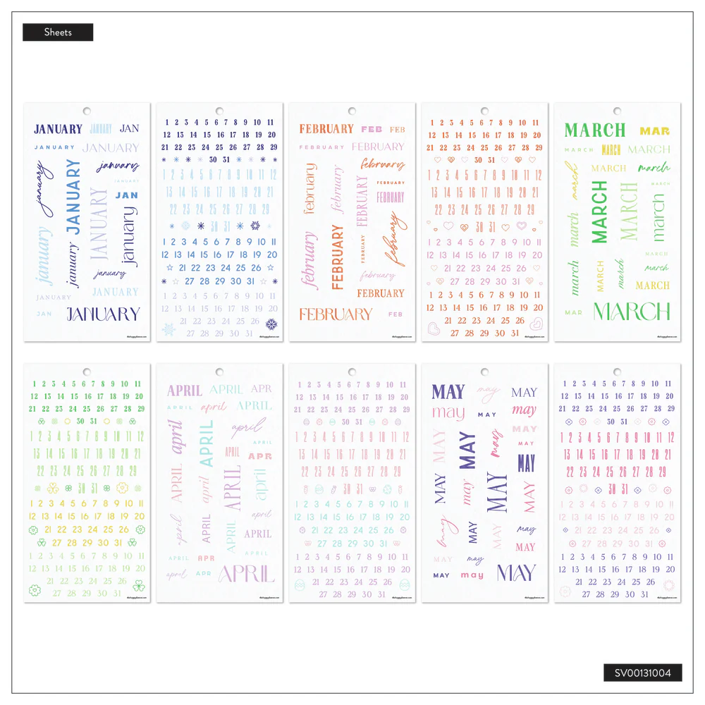 Colorful Months - Value Pack Stickers - Image 6