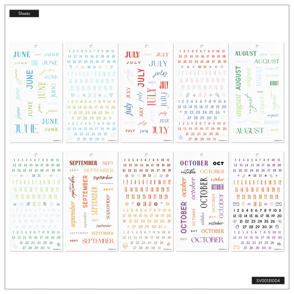 Colorful Months - Value Pack Stickers - Image 7