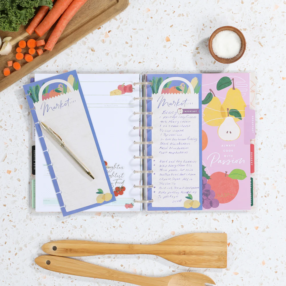 Cooking 101 - Classic Recipe Organizer - 81 Sheets - Image 3