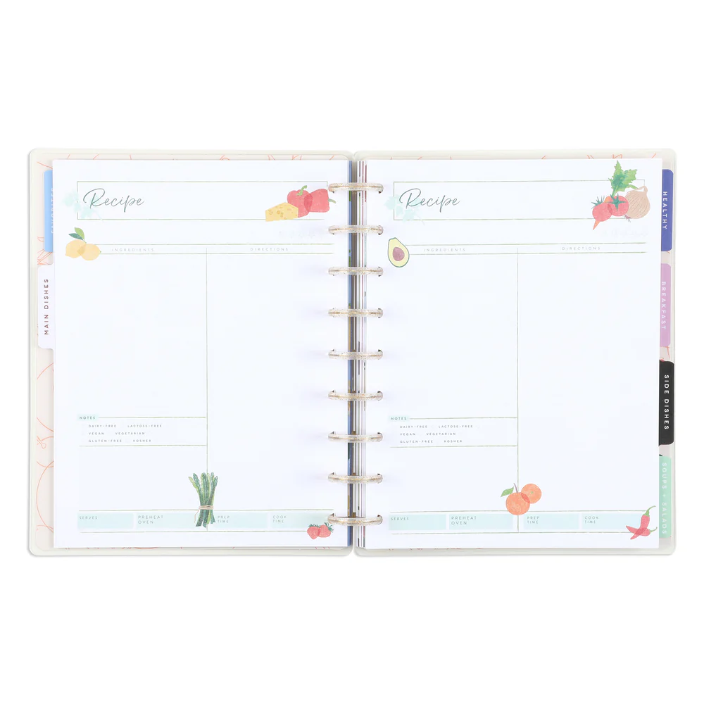 Cooking 101 - Classic Recipe Organizer - 81 Sheets - Image 6