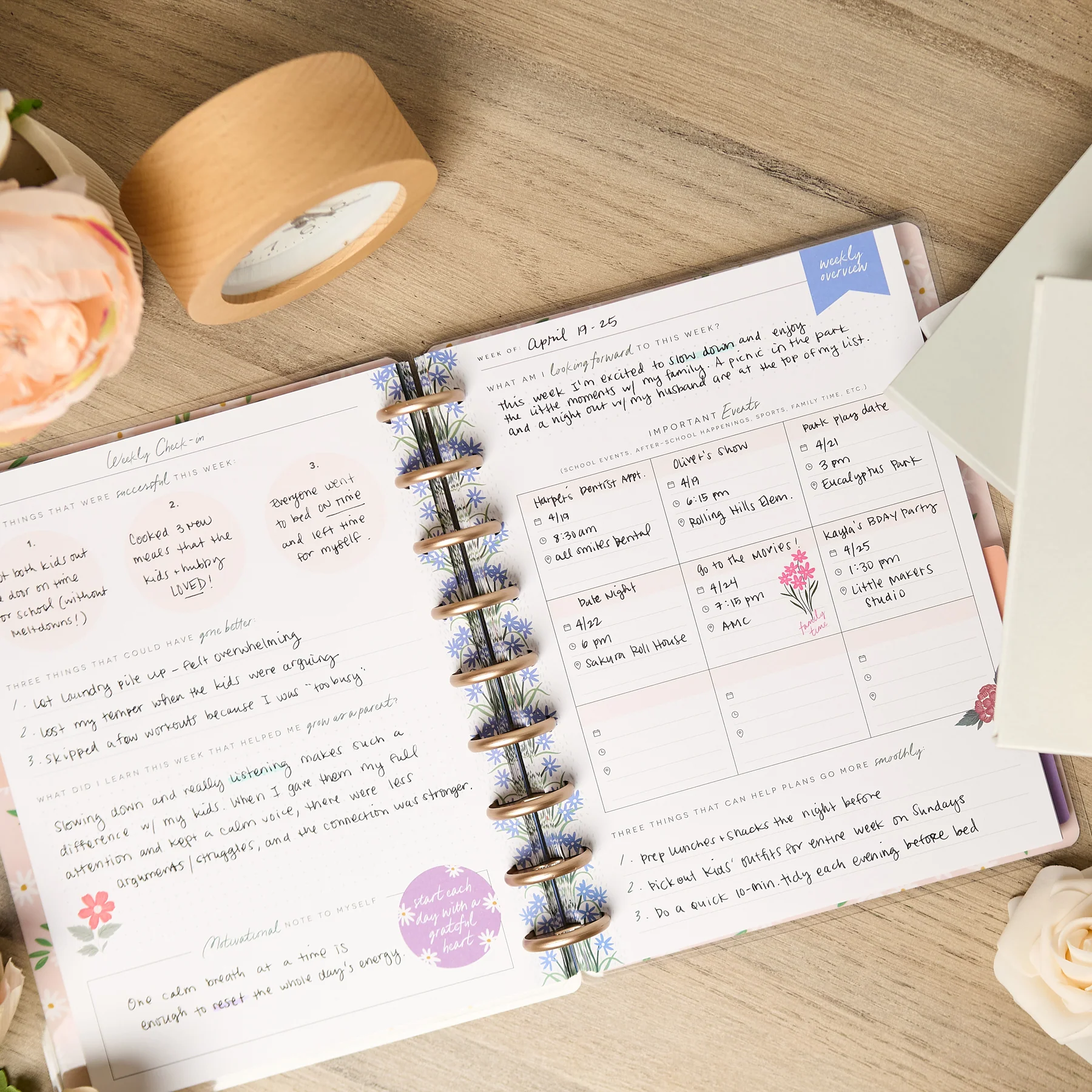 Cool Bloom Parenting - Classic Guided Parenting Journal - 80 Sheets - Image 6