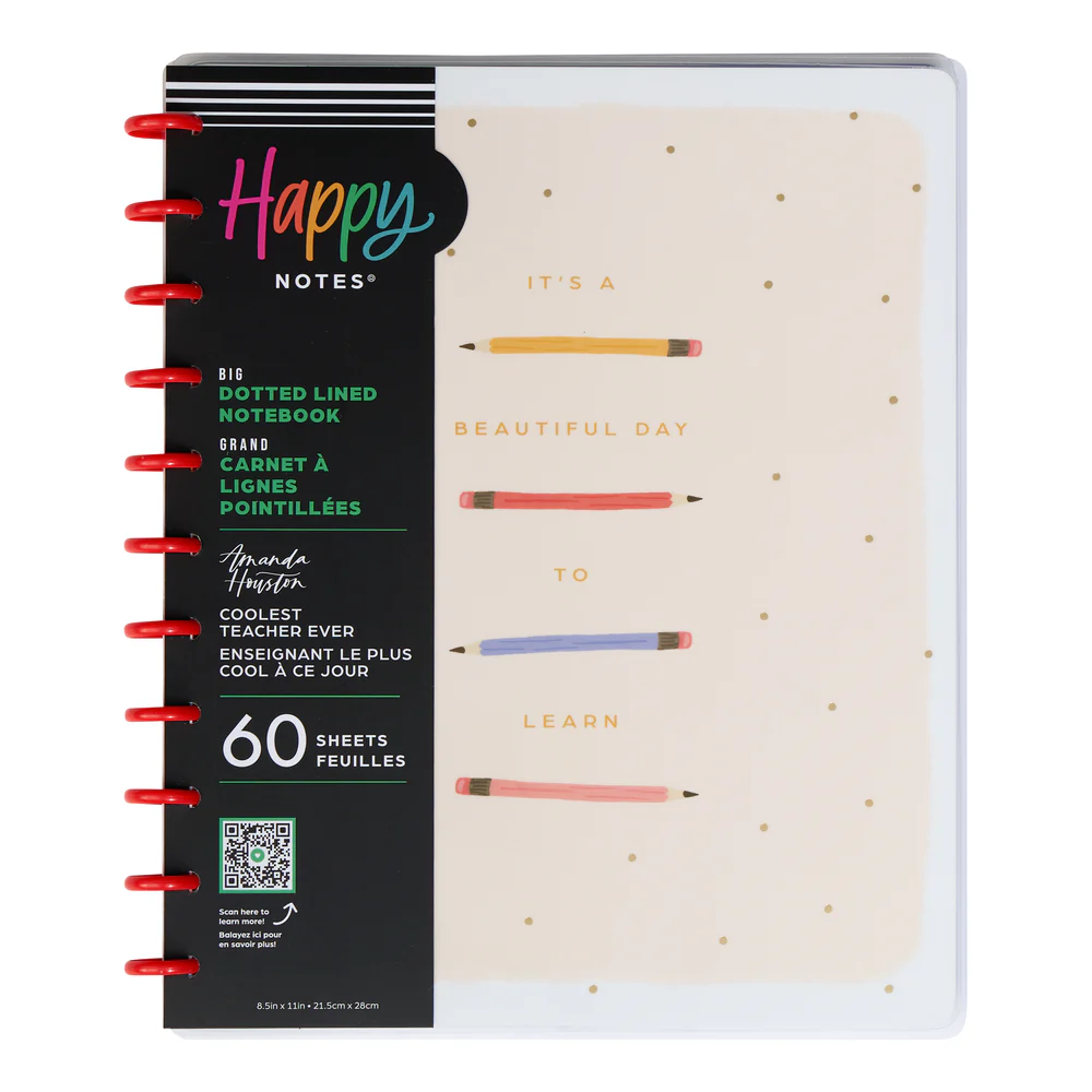Coolest Teacher Ever - Dotted Lined Big Notebook - 60 Sheets - Image 10
