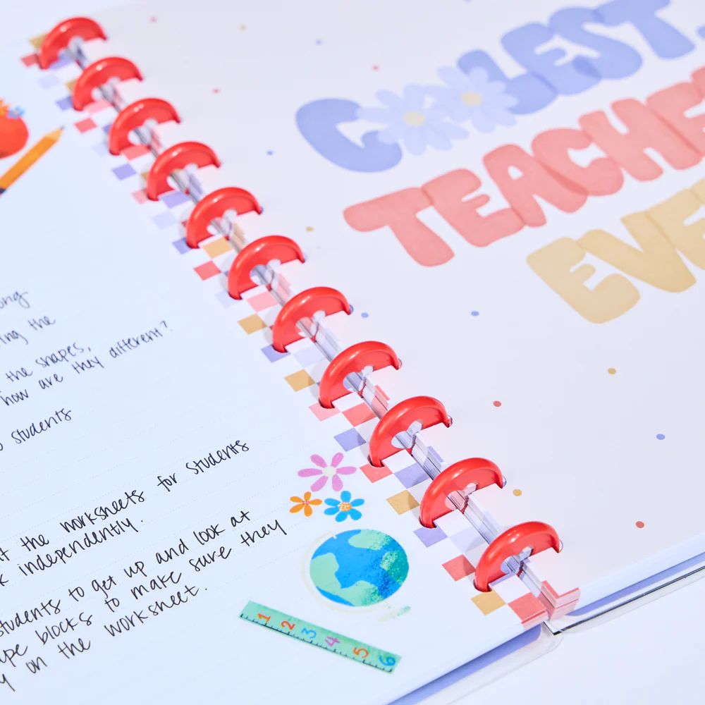 Coolest Teacher Ever - Dotted Lined Big Notebook - 60 Sheets - Image 2