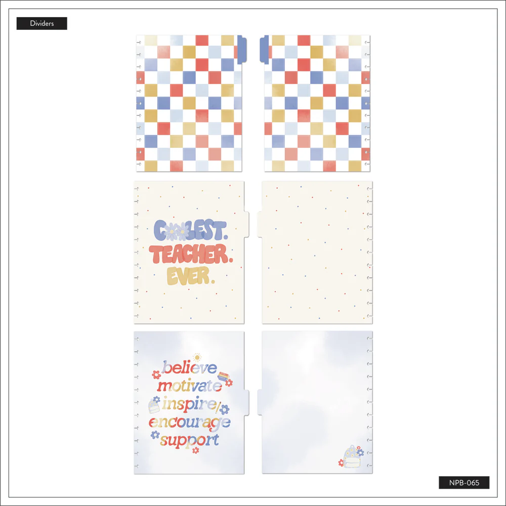 Coolest Teacher Ever - Dotted Lined Big Notebook - 60 Sheets - Image 8