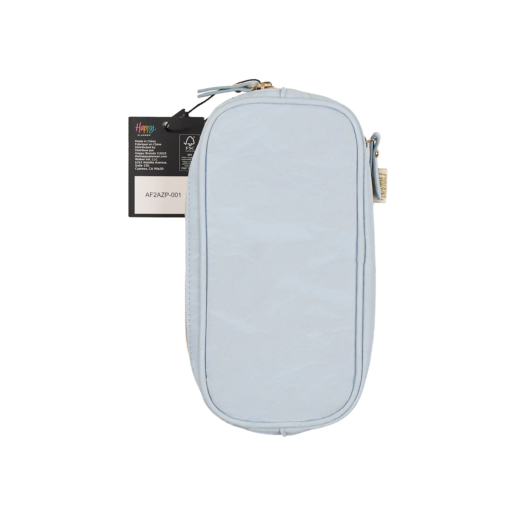 Cornflower - Textured Fabric Pen & Pencil Zip Pouch - Image 11