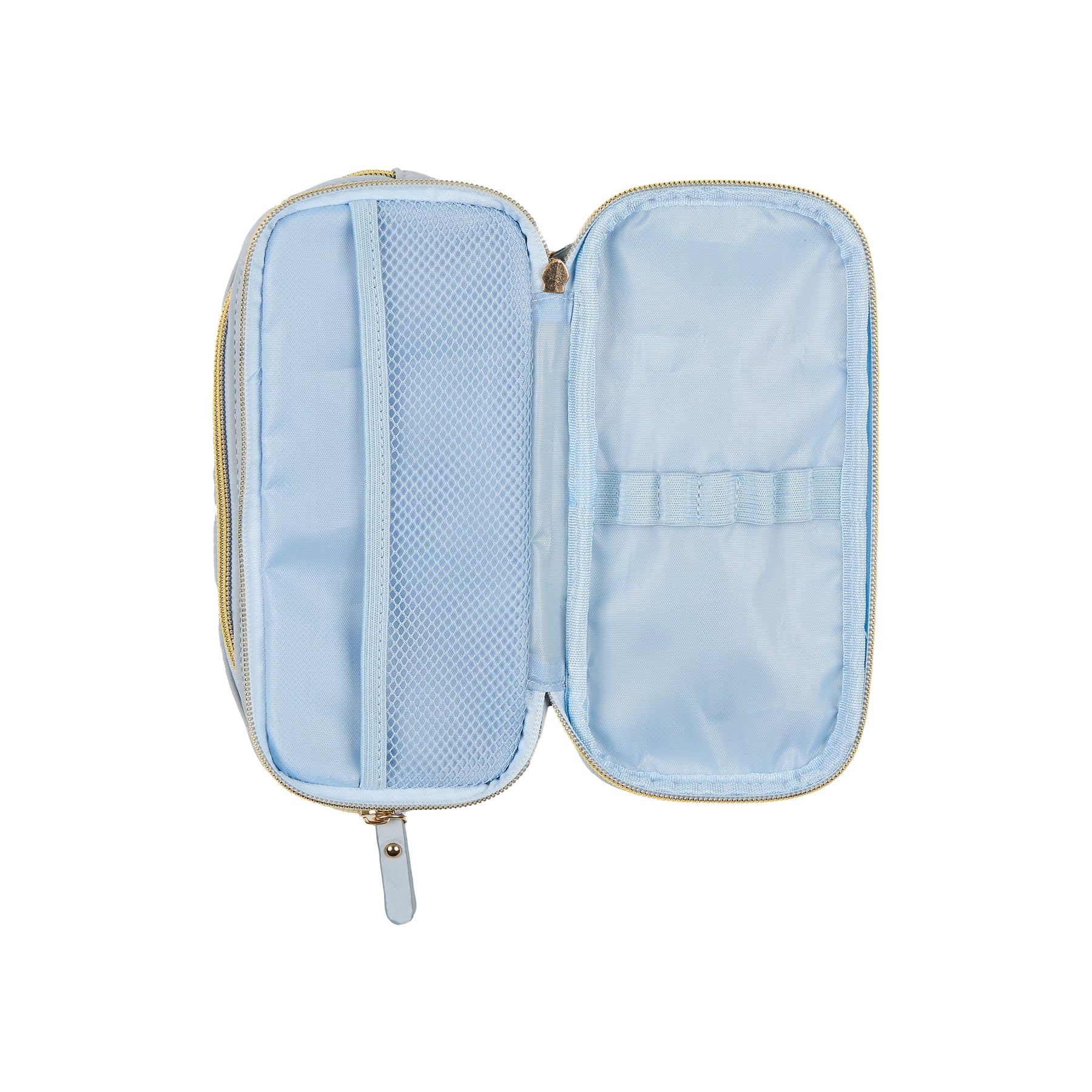 Cornflower - Textured Fabric Pen & Pencil Zip Pouch - Image 12