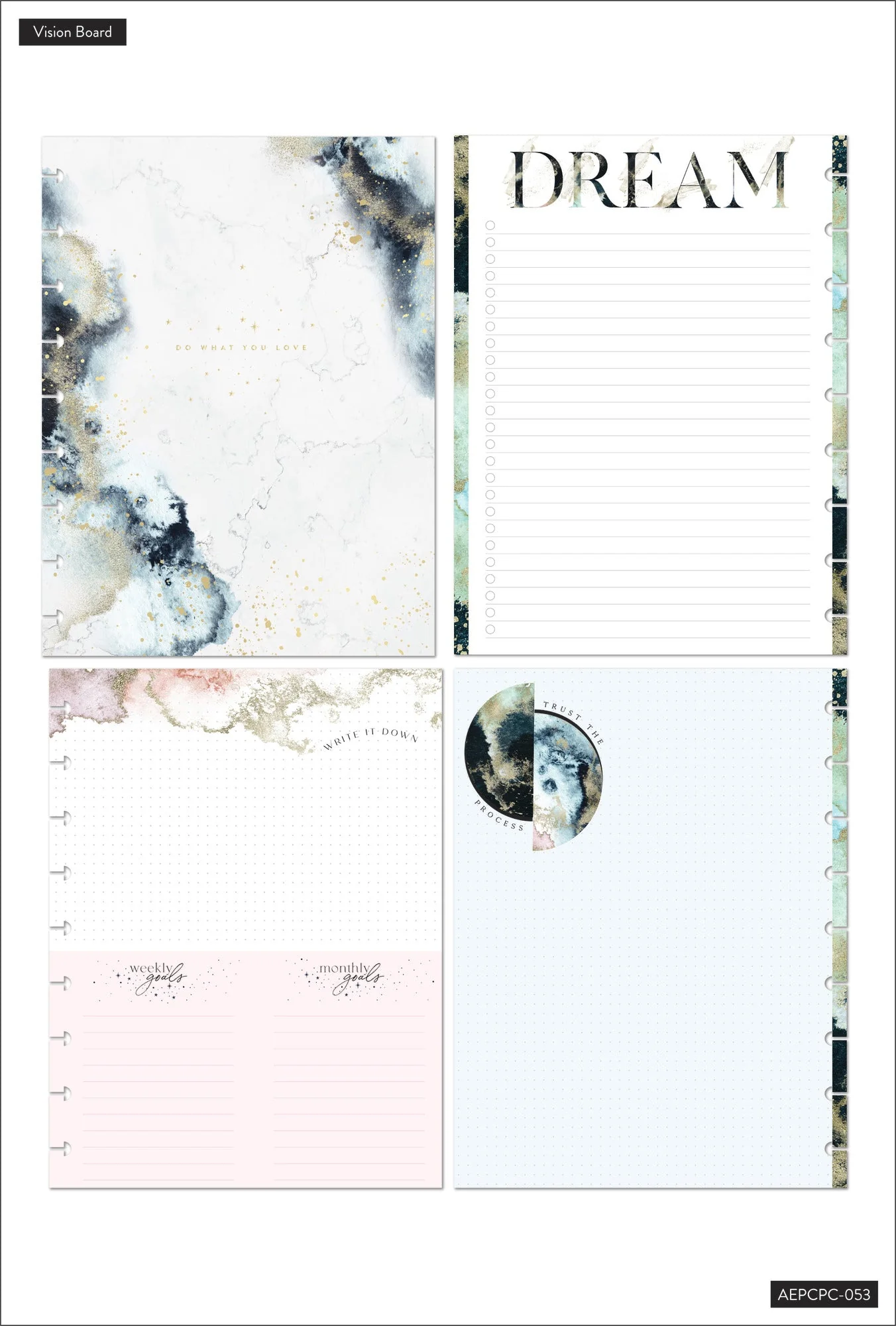 Cosmic Watercolor Classic Planner Companion - Image 7