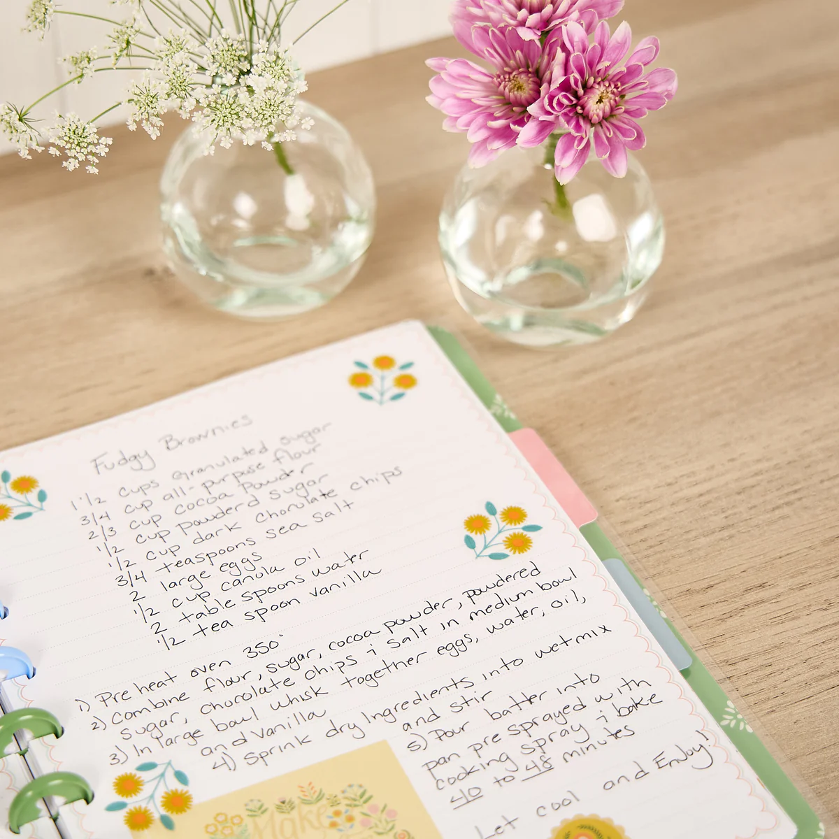 Cottage Charm - Dotted Lined + Dot Grid Classic Notebook - 60 Sheets - Image 5