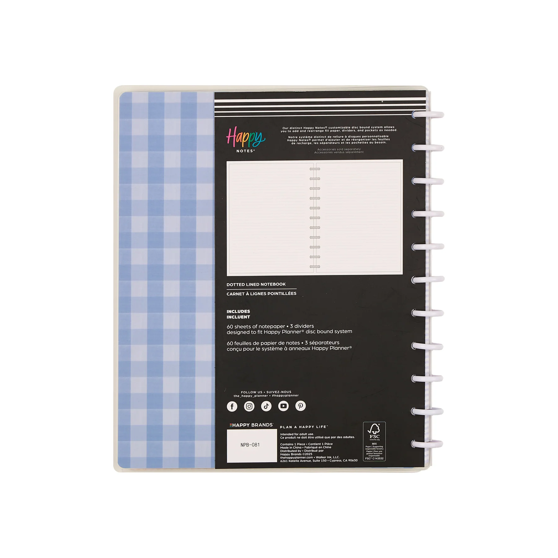 Country Charm - Dotted Lined Big Notebook - 60 Sheets - Image 14