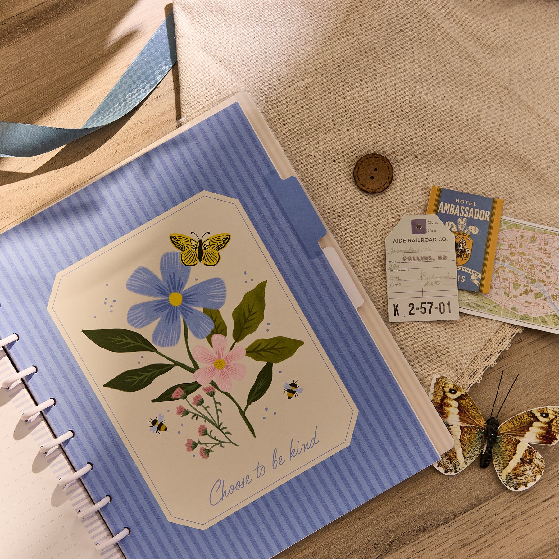 Country Charm - Dotted Lined Big Notebook - 60 Sheets - Image 4