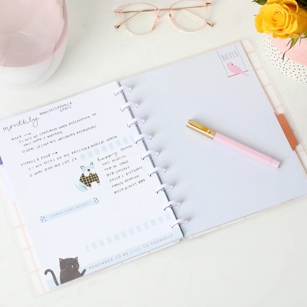 Cozy Pet Critters Classic Notebook - Dot Grid Pages - 60 Sheets - Image 3