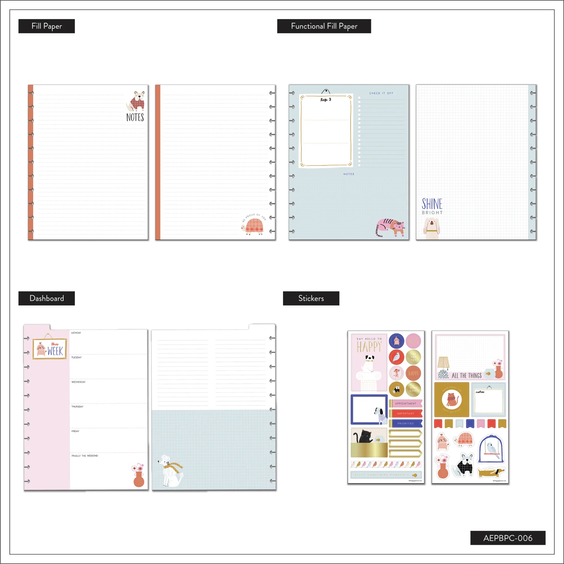 Cozy Pet Critters - Big Planner Companion - Image 11