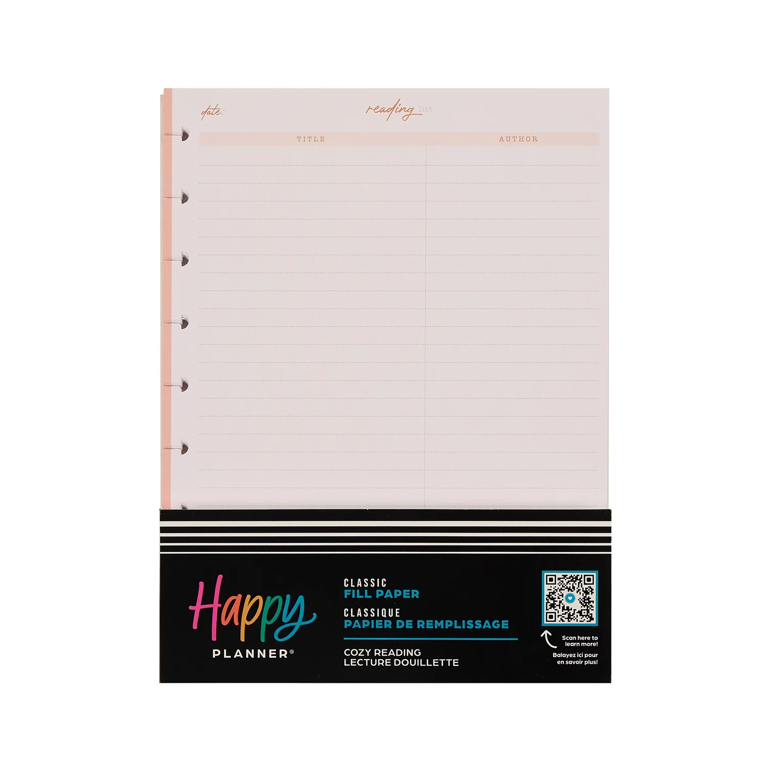 Cozy Reading - Reading List Classic Filler Paper - 40 Sheets - Image 14