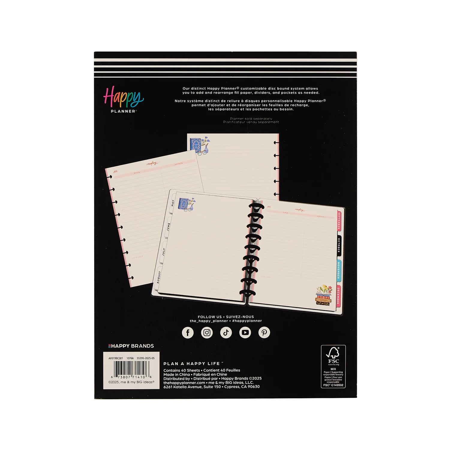 Cozy Reading - Reading List Classic Filler Paper - 40 Sheets - Image 15