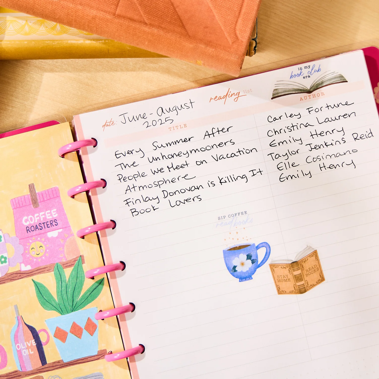Cozy Reading - Reading List Classic Filler Paper - 40 Sheets - Image 2