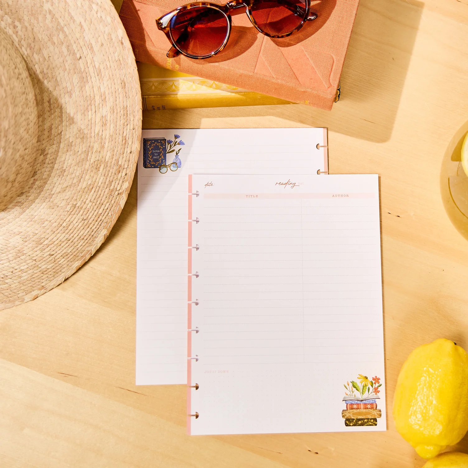 Cozy Reading - Reading List Classic Filler Paper - 40 Sheets - Image 5