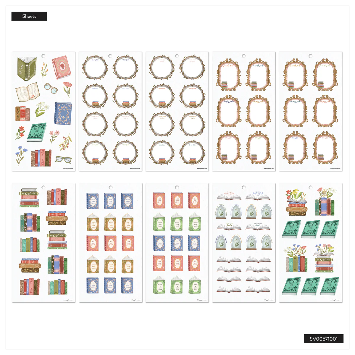 Cozy Reading - Value Pack Stickers - Image 8