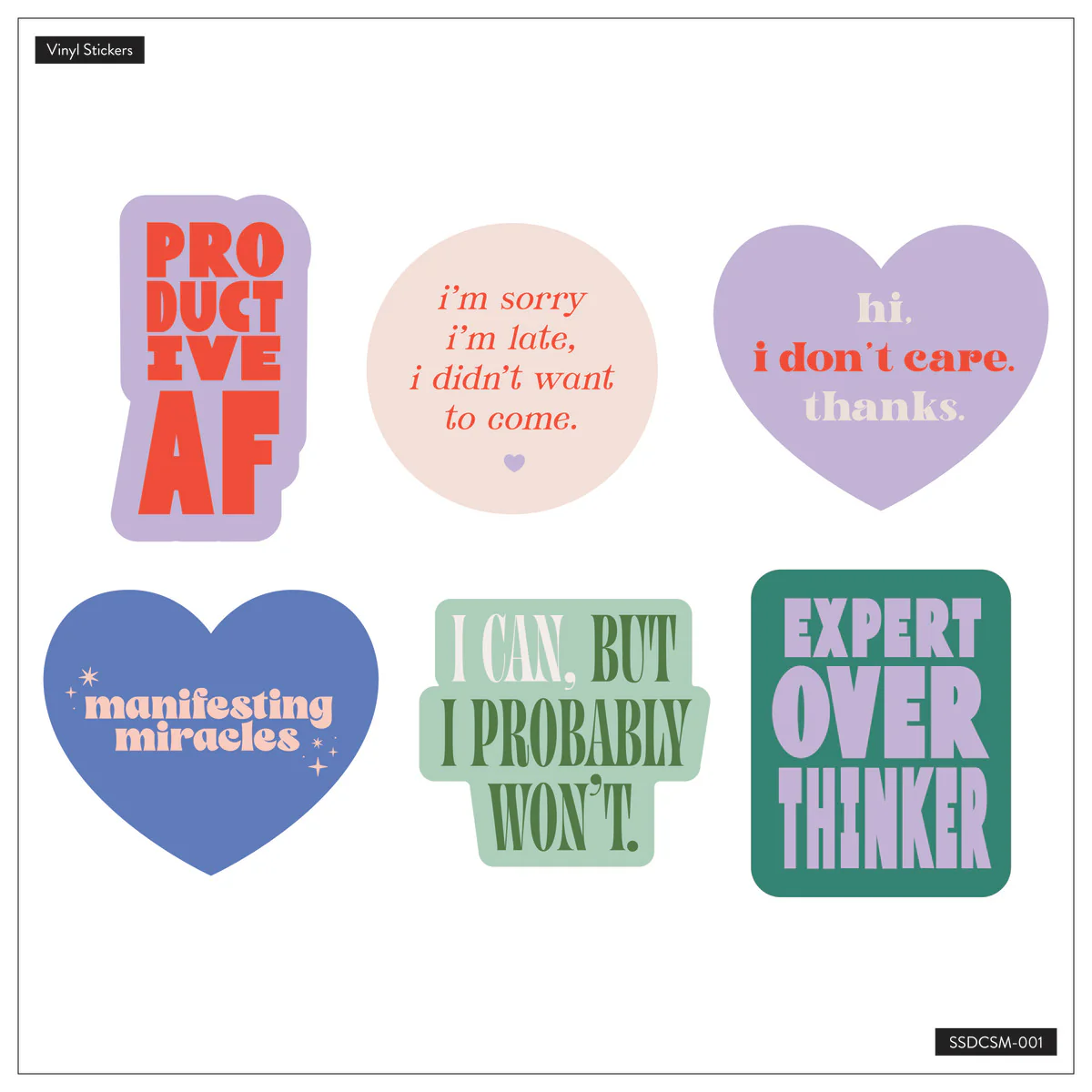 Current Mood - Die Cut Stickers - 6 Pack - Image 15