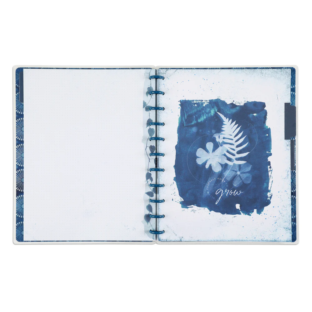 Cyanotype Big Notebook - Dot Grid Pages - 60 Sheets - Image 2