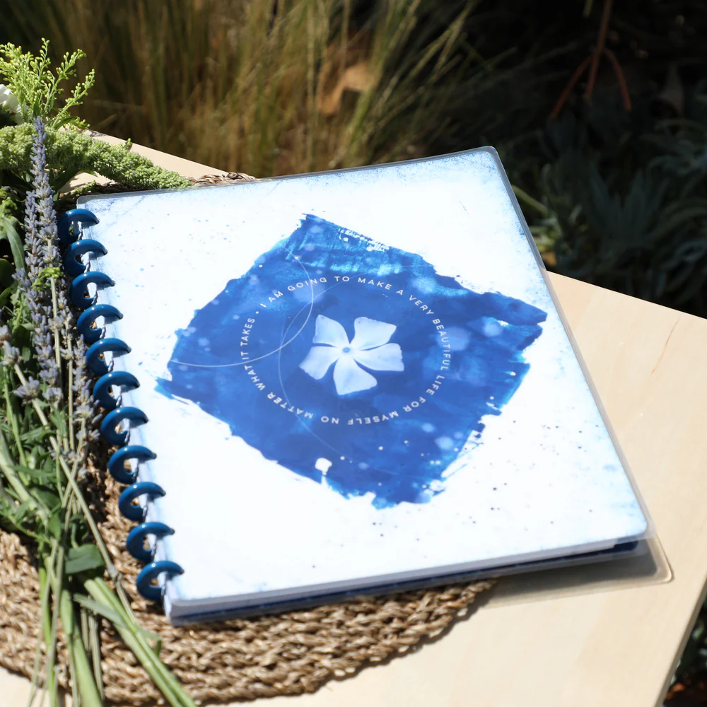 Cyanotype Big Notebook - Dot Grid Pages - 60 Sheets - Image 3