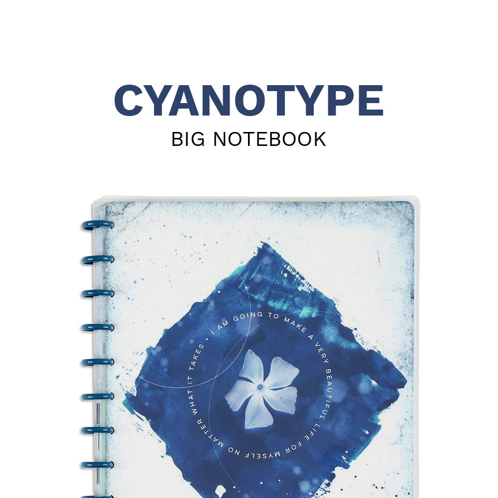 Cyanotype Big Notebook - Dot Grid Pages - 60 Sheets - Image 9