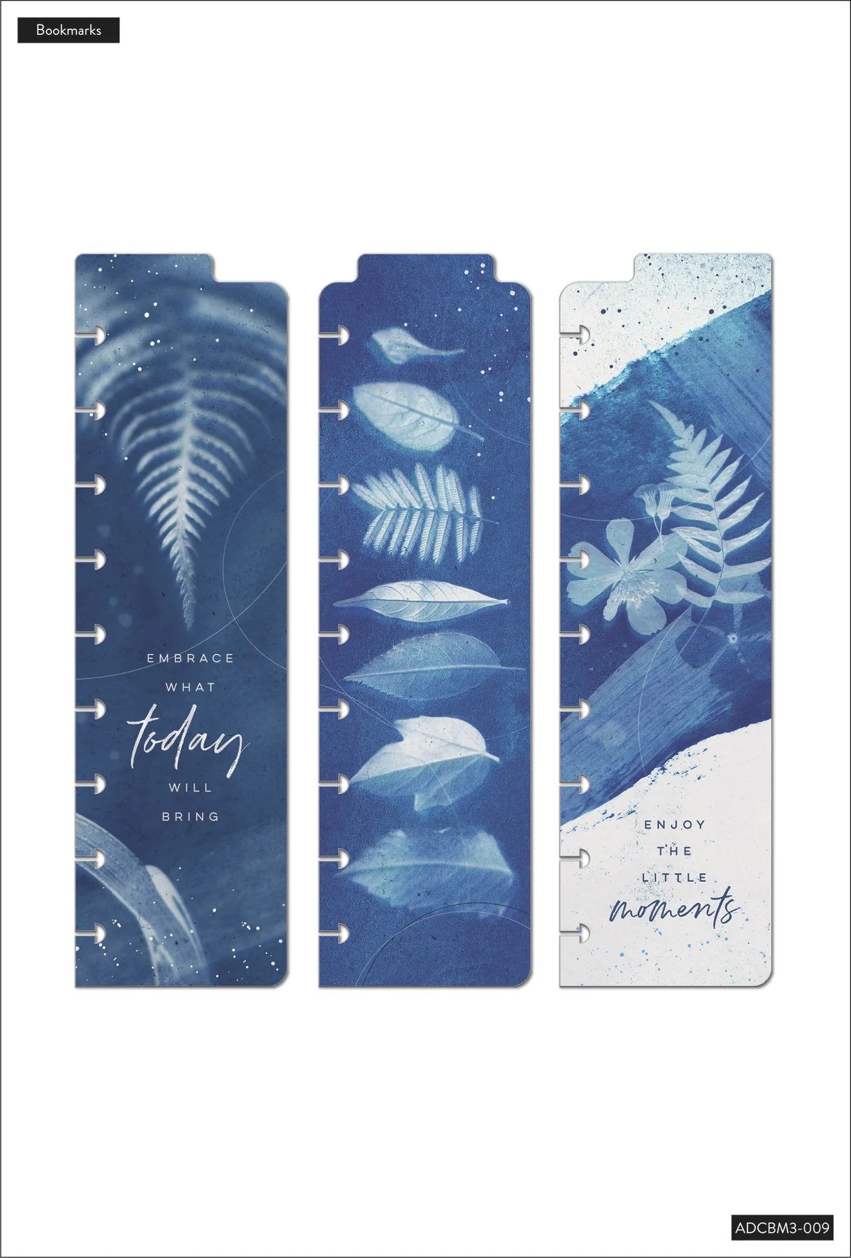 Cyanotype Bookmarks - Classic - 3 Pack - Image 3