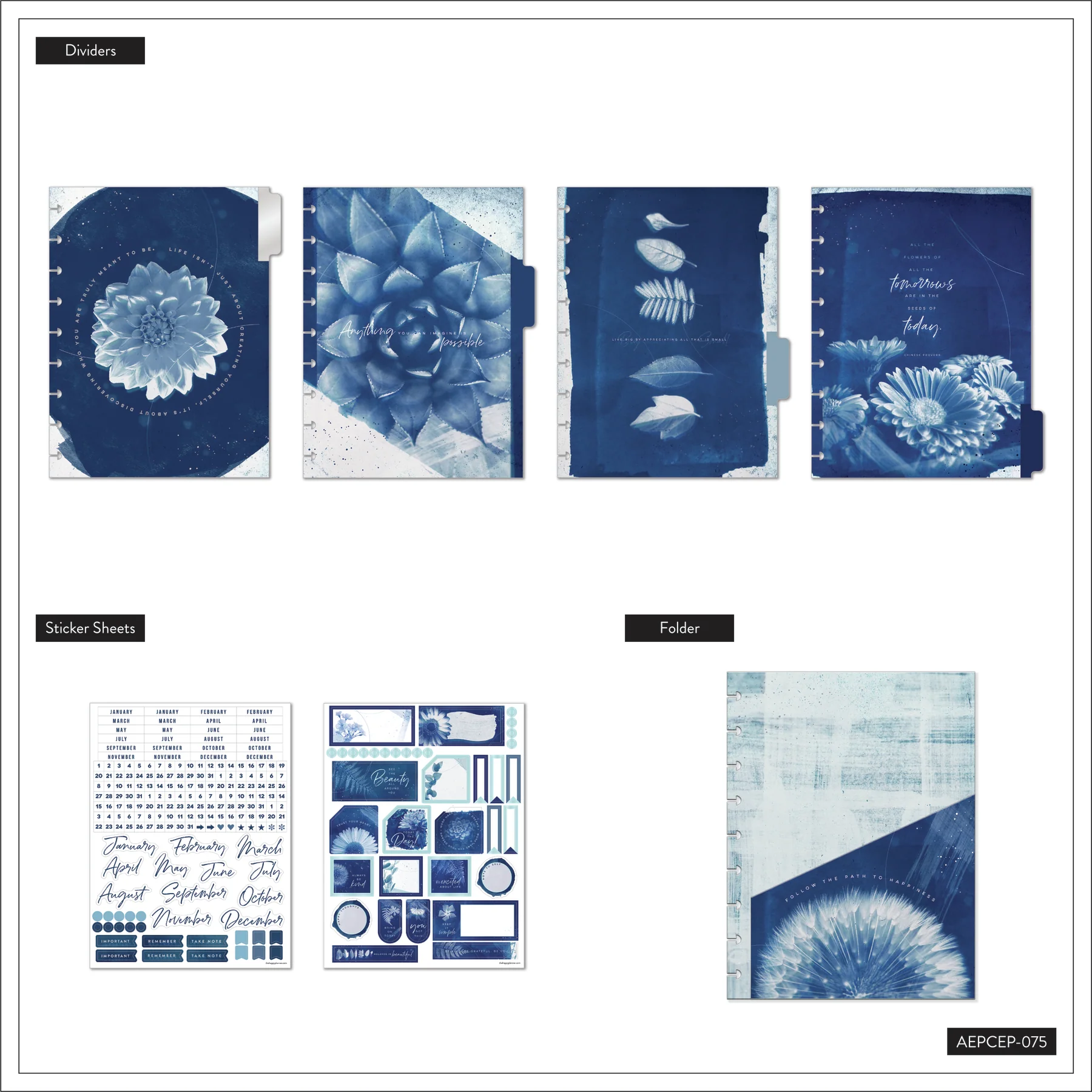 Cyanotype - Classic Vertical Hourly Extension Pack - 4 Months - Image 4