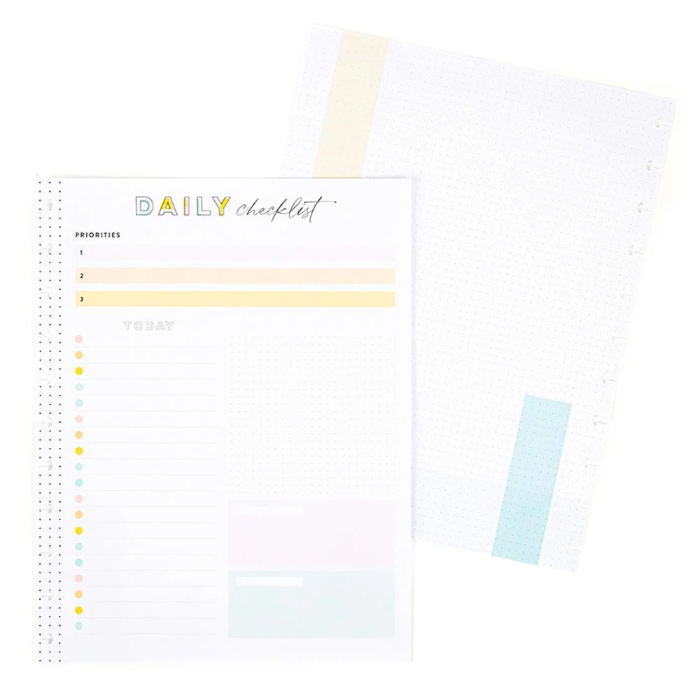 Daily Checklist and Priorities Big Filler Paper - Image 2