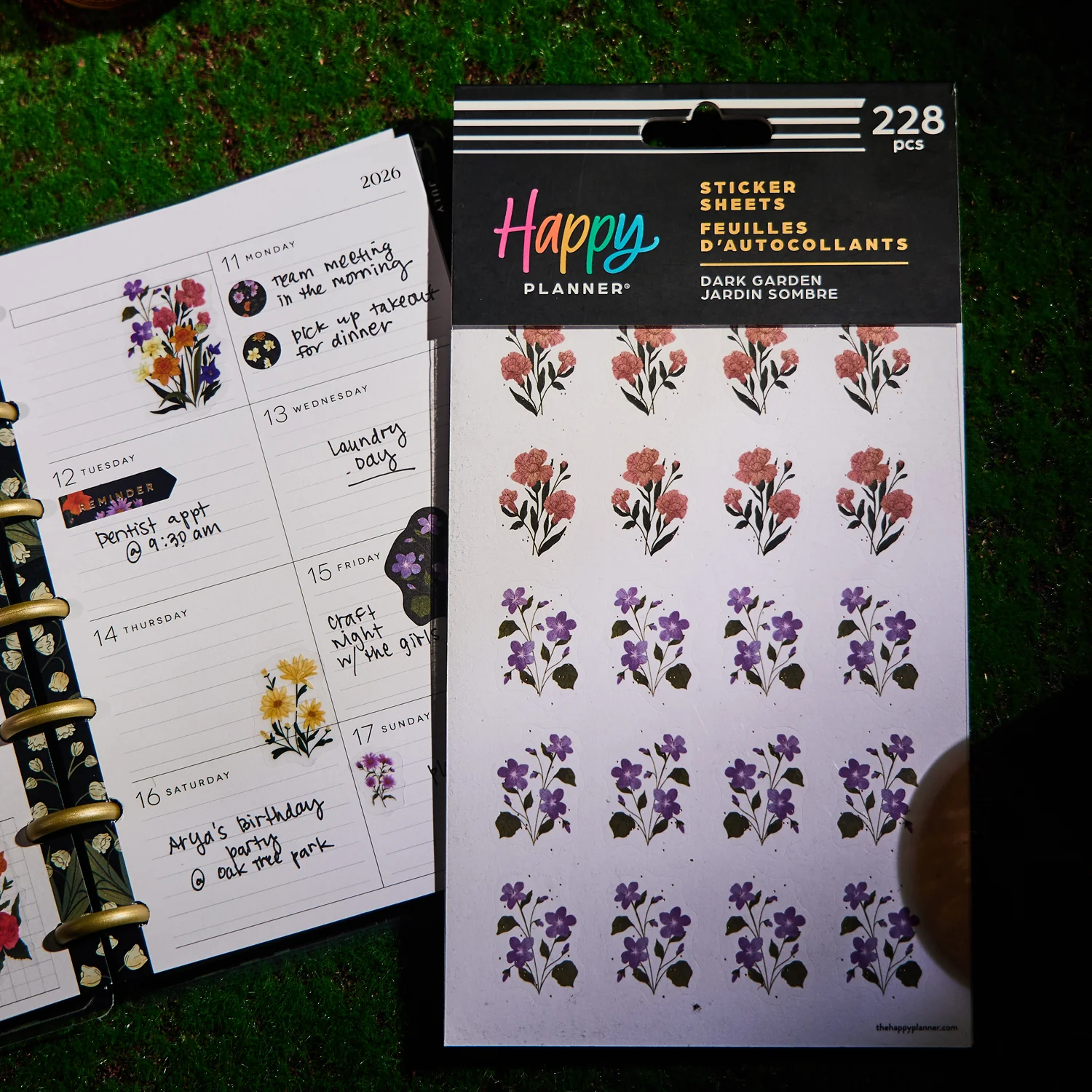 Dark Garden - 10 Sticker Sheets - Image 2
