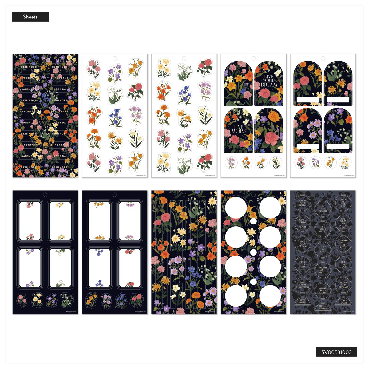 Dark Garden - Value Pack Stickers - Big - Image 8