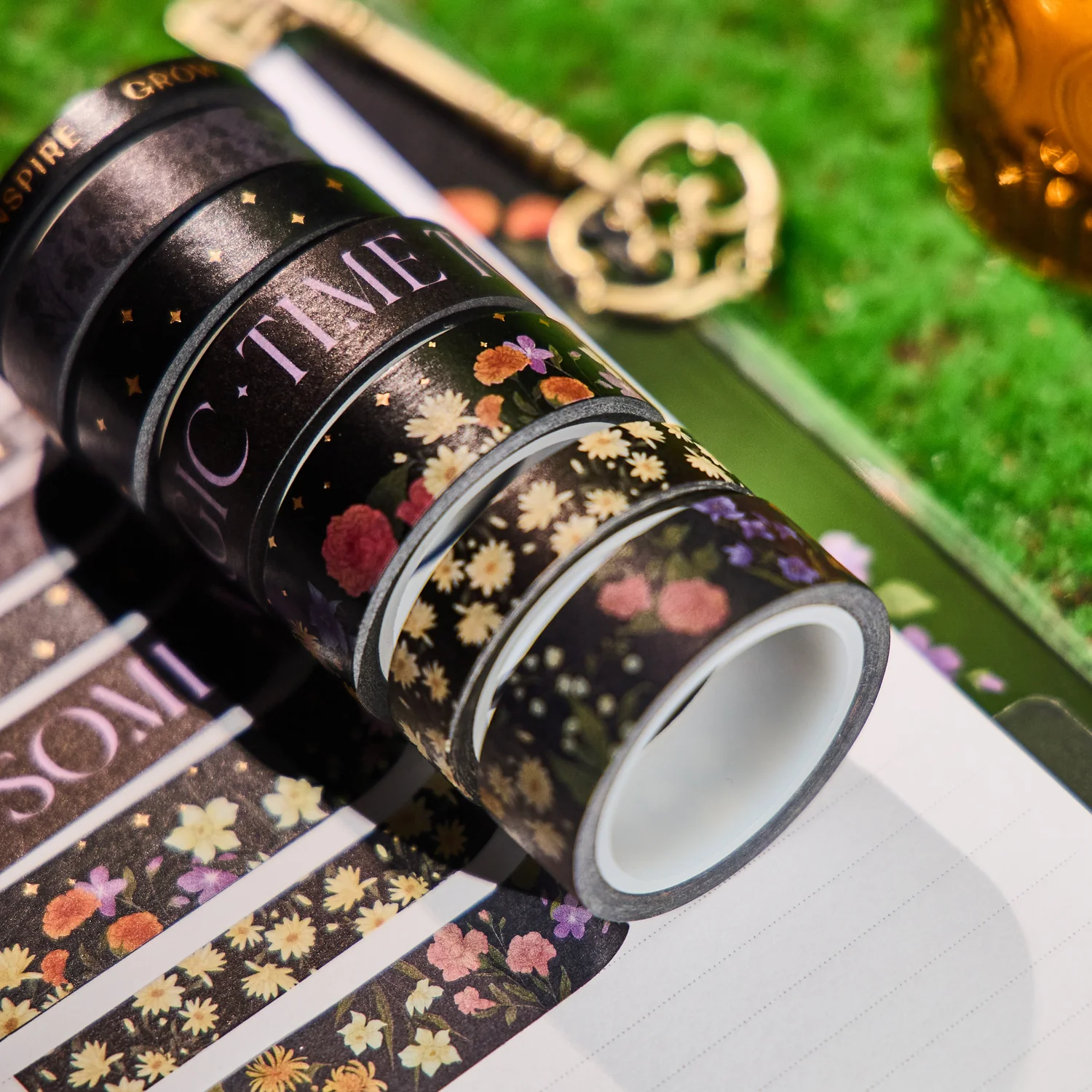 Dark Garden - Washi Tape - 7 Pack - Image 2