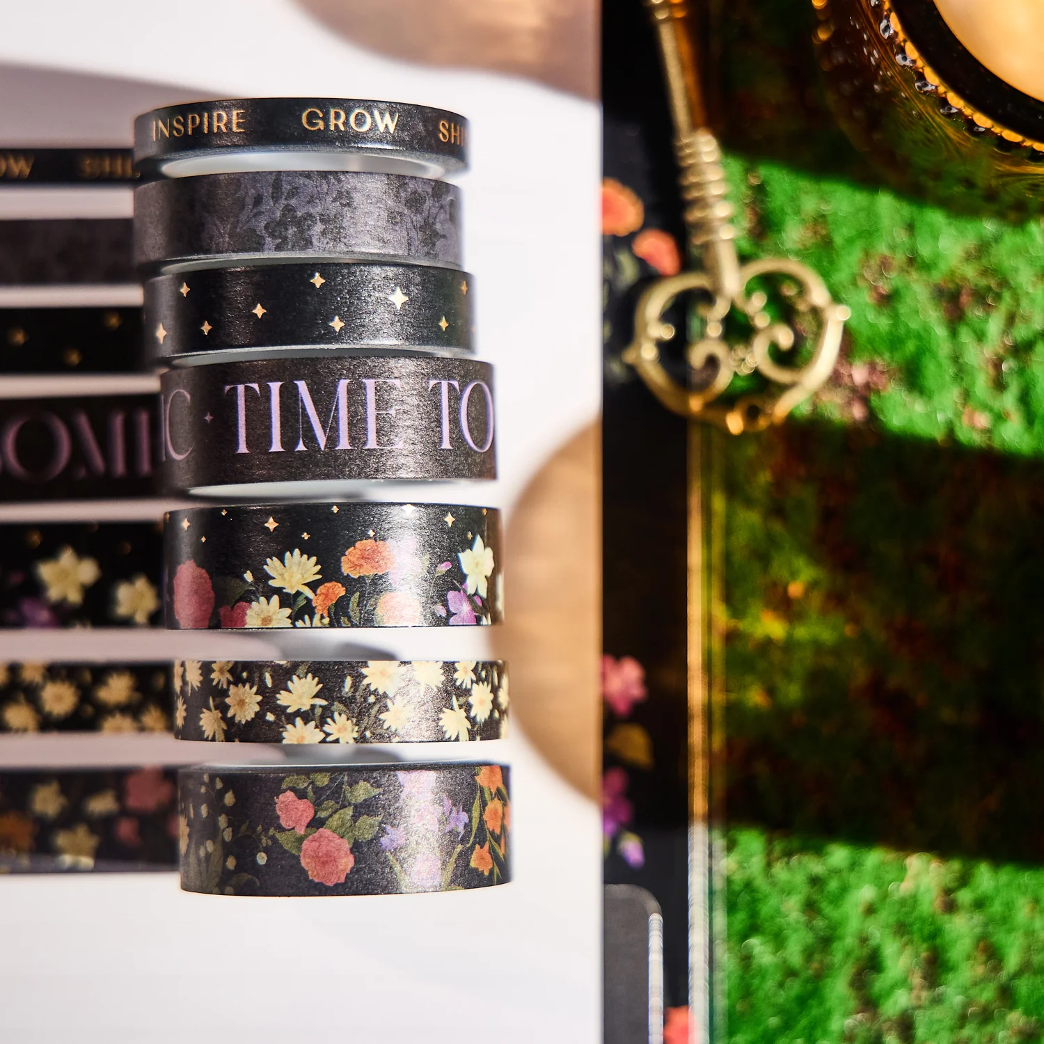 Dark Garden - Washi Tape - 7 Pack - Image 6