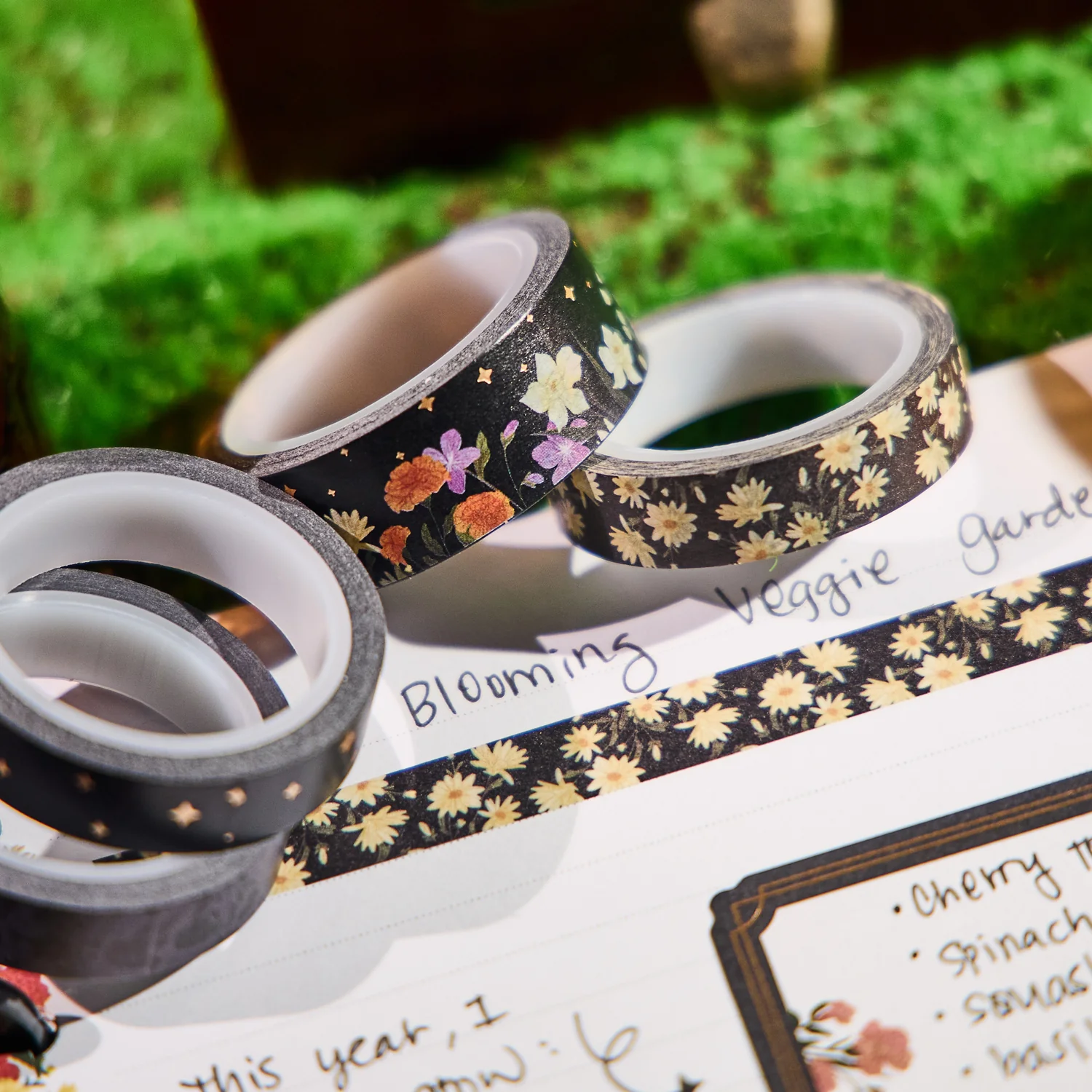Dark Garden - Washi Tape - 7 Pack - Image 7