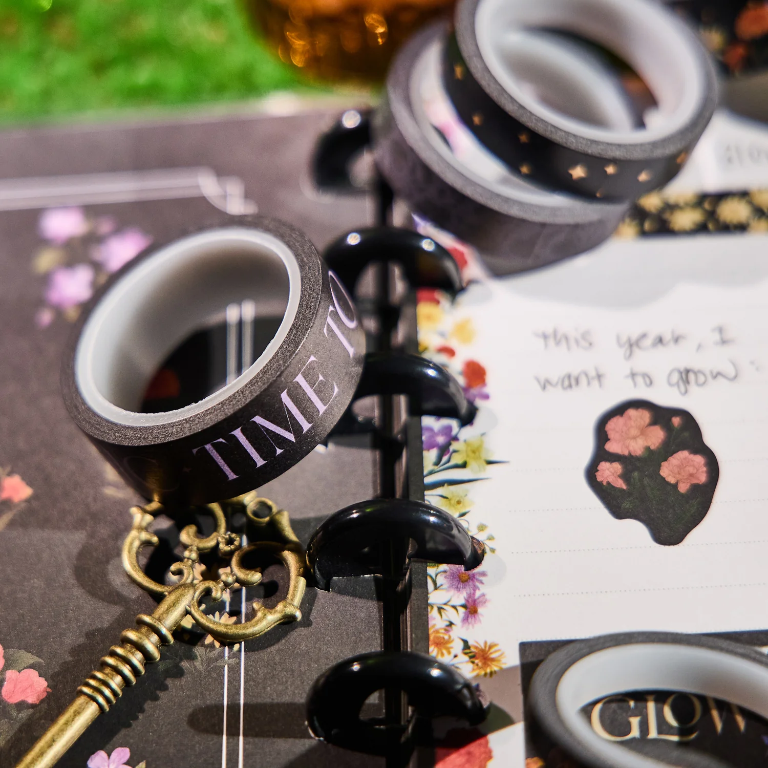 Dark Garden - Washi Tape - 7 Pack - Image 8
