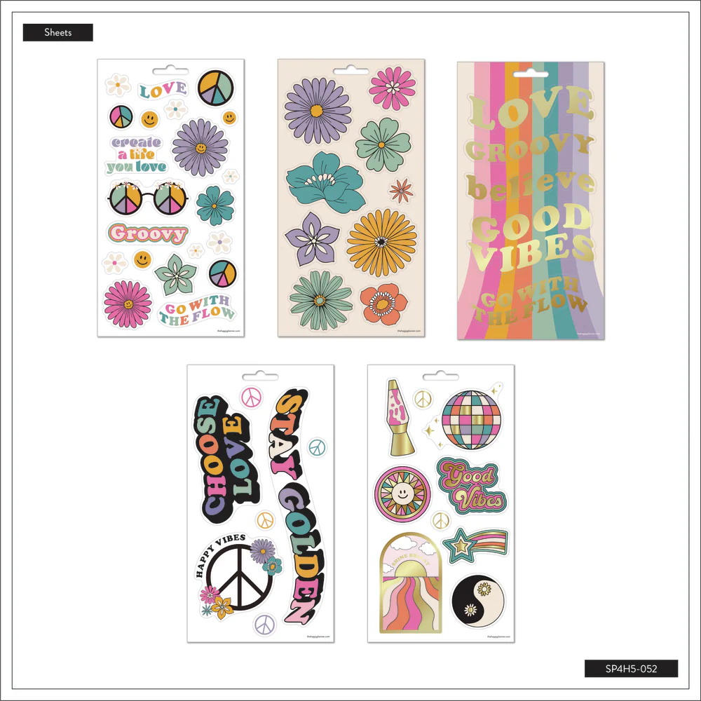 Decades 70s - 5 Sticker Sheets - Image 5