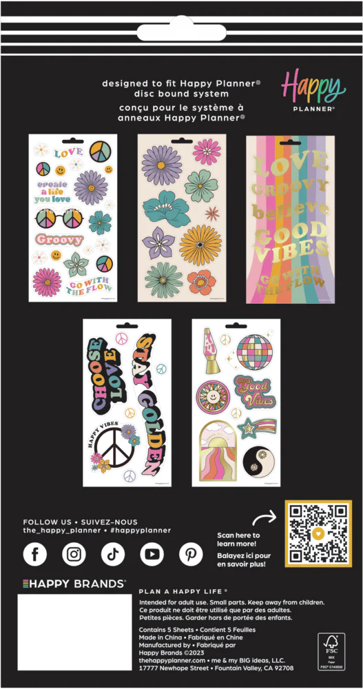 Decades 70s - 5 Sticker Sheets - Image 6