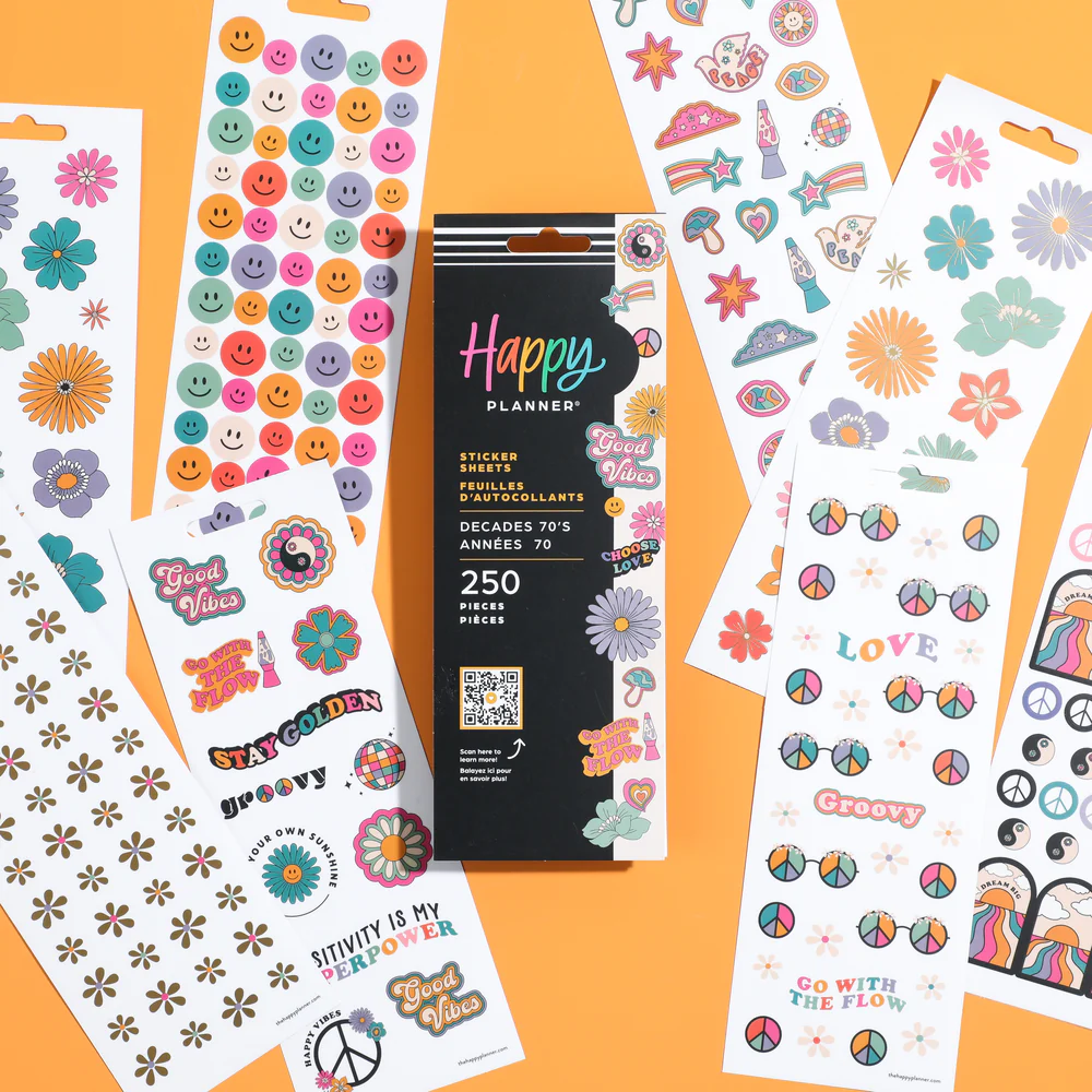 Decades 70s - 8 Sticker Sheets - Image 2